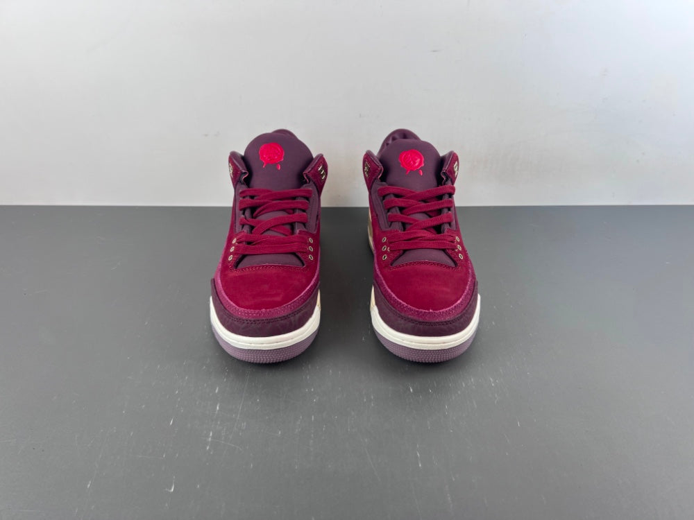 Air Jordan 3 'BIN 23' Burgundy – Global Limited 2,300 Pairs