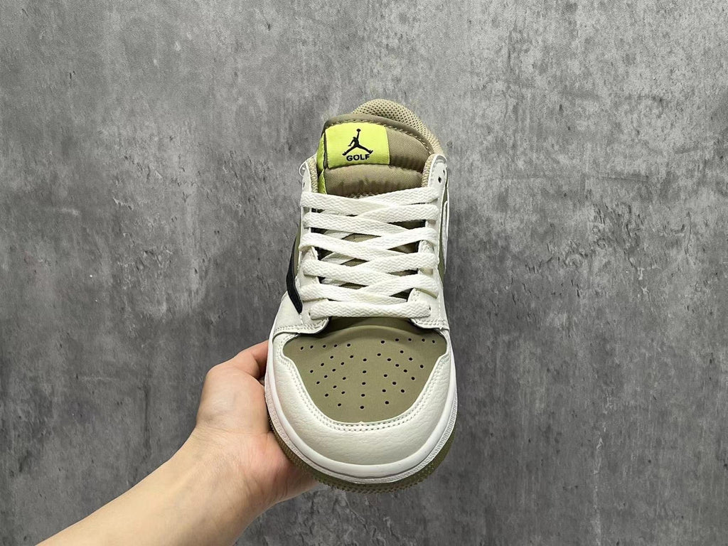 Travis Scott x Air Jordan 1 Low Golf 'Olive Black'