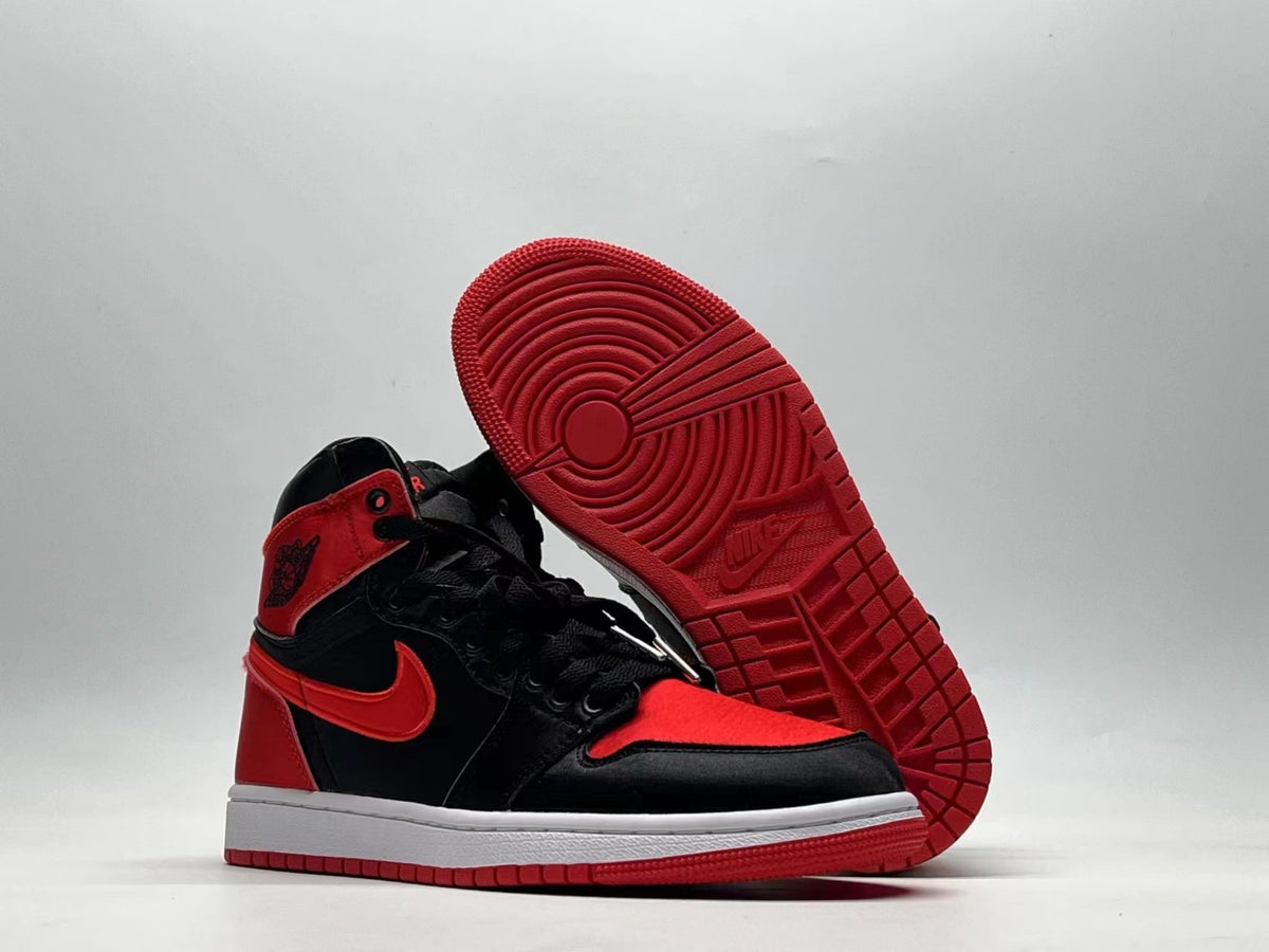 Air Jordan 1 High OG 'Banned' Satin (Full-Grain & Satin)