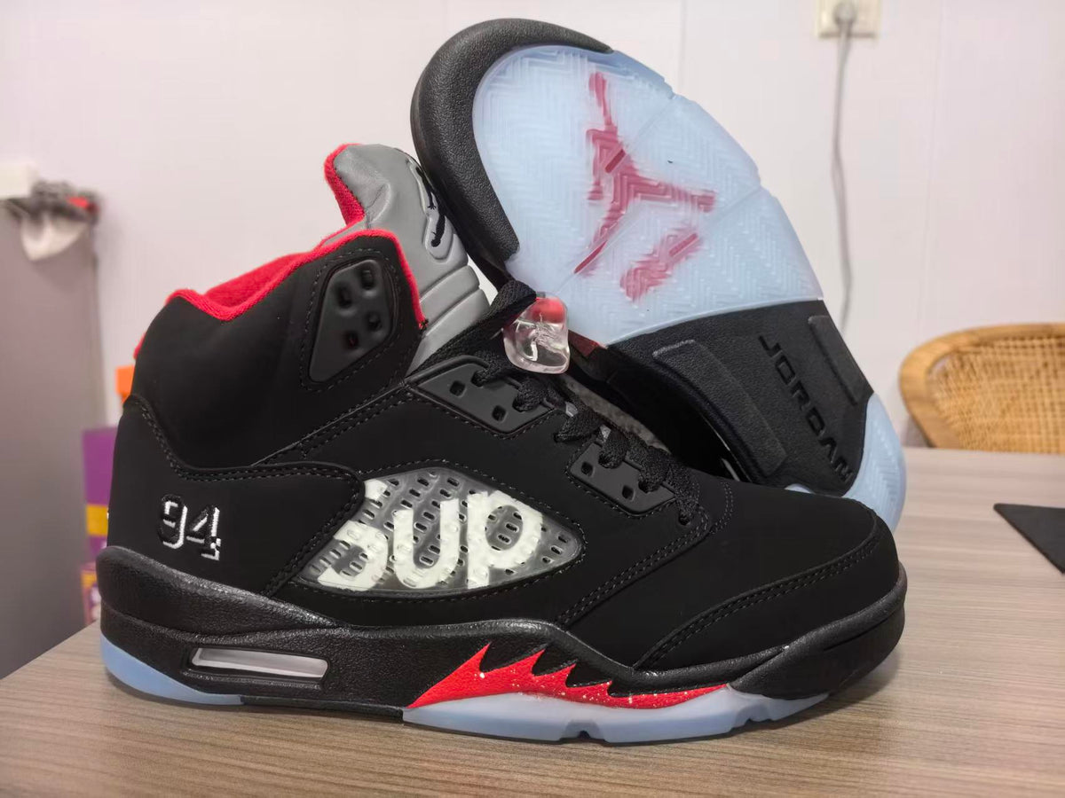 Air Jordan 5 'Black Red' Collaboration