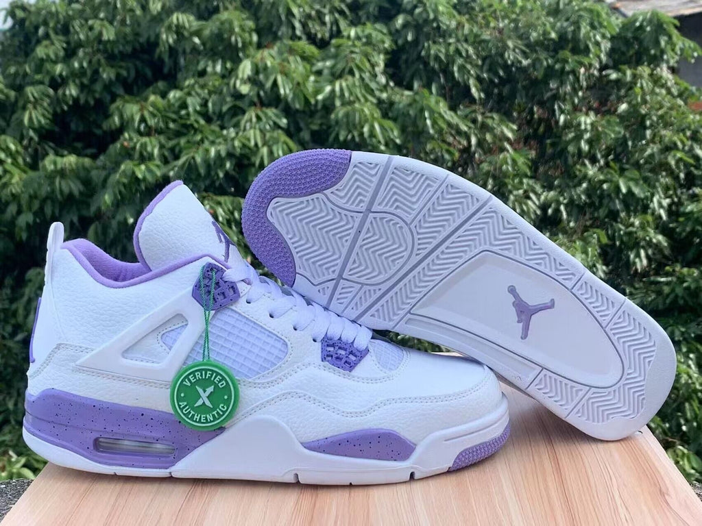 Air Jordan 4 Retro 'White Purple'