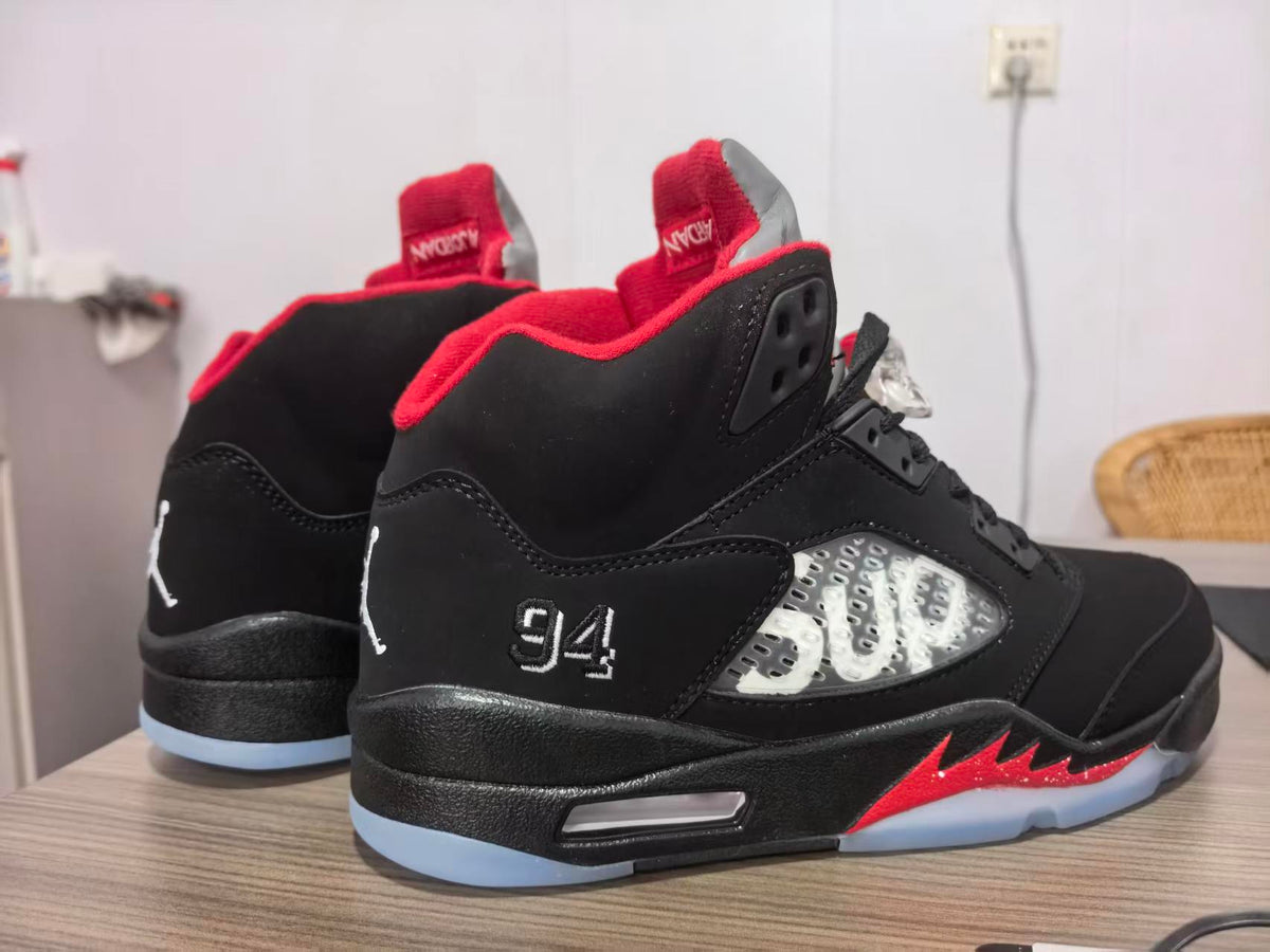 Air Jordan 5 'Black Red' Collaboration