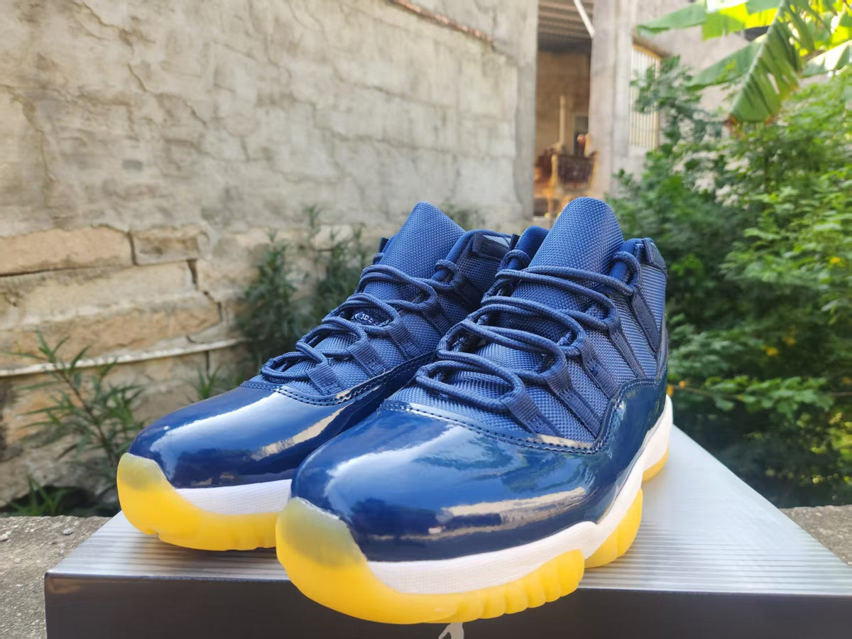 Air Jordan 11 Retro 'Deep Navy Yellow'