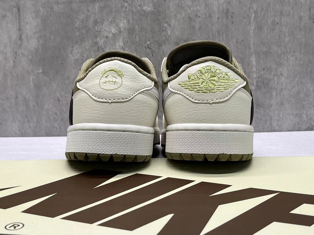 Travis Scott x Air Jordan 1 Low Golf 'Olive Black'