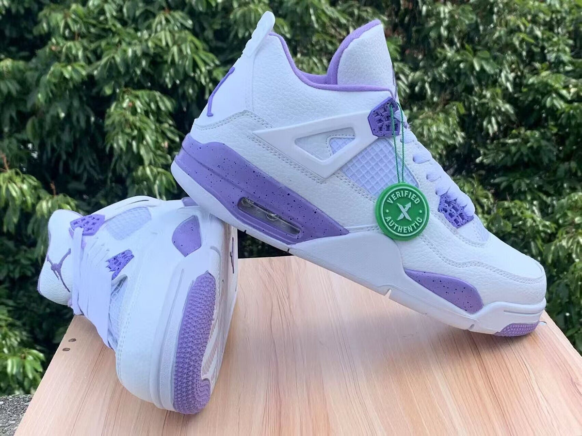 Air Jordan 4 Retro 'White Purple'
