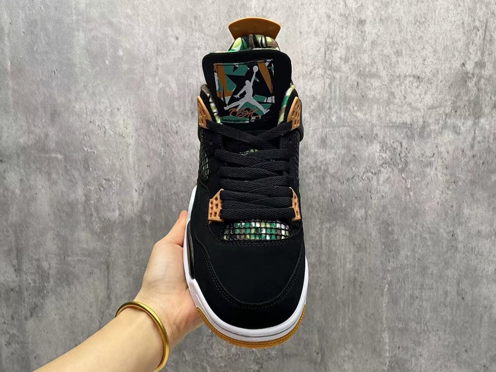 Air Jordan 4 Retro – Black/Bamboo ("Bamboo")
