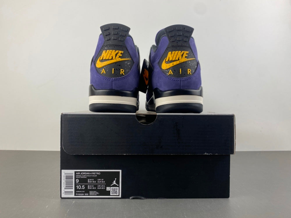 Air Jordan 4 Retro 'Imperial Purple' White/Imperial Purple/Black