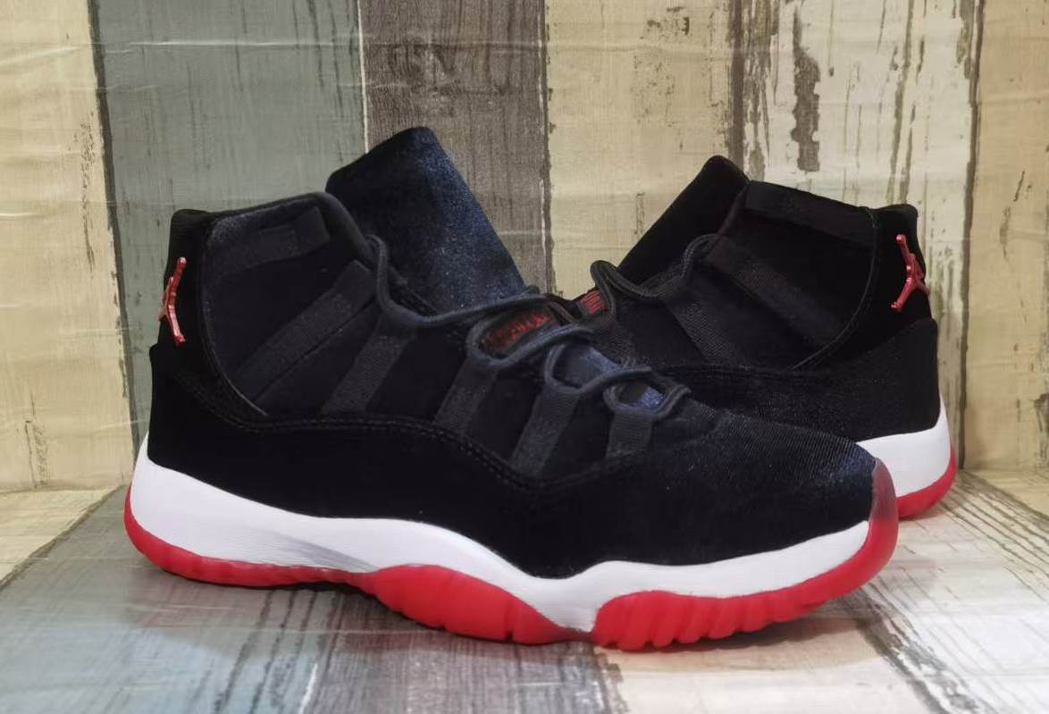 Air Jordan 11 Retro – "72-10" Black/Red Velvet