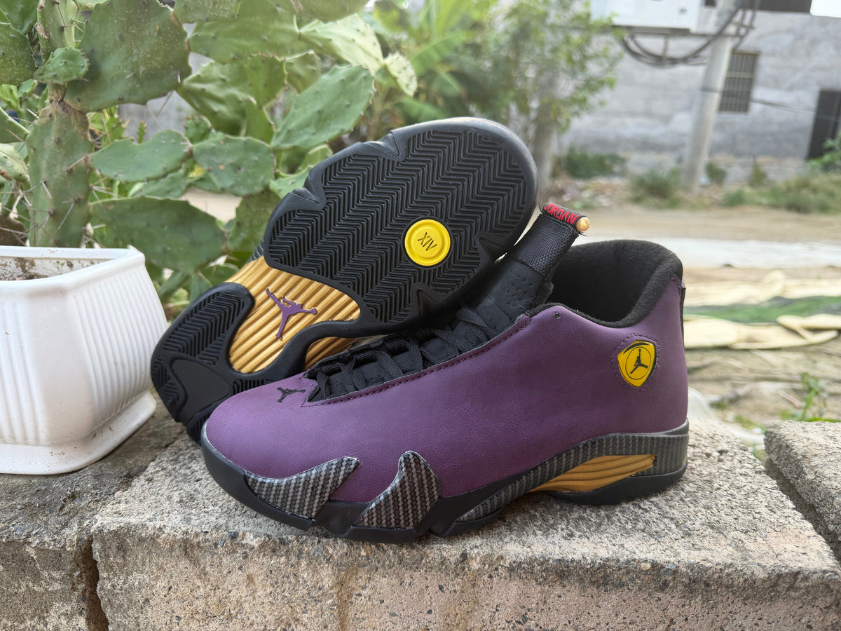 Air Jordan 14 Retro 'Purple Black'