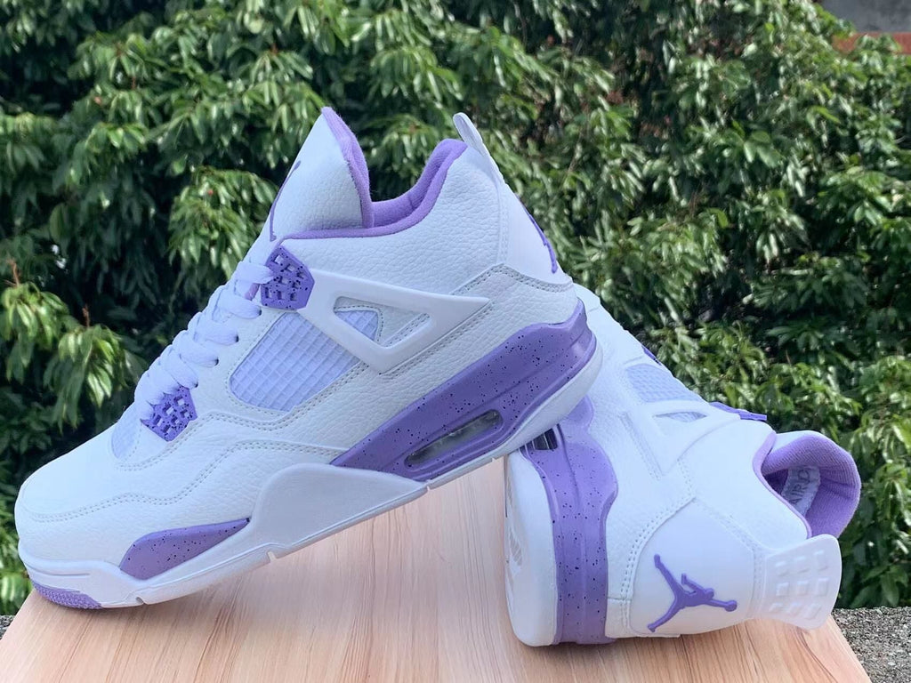Air Jordan 4 Retro 'White Purple'