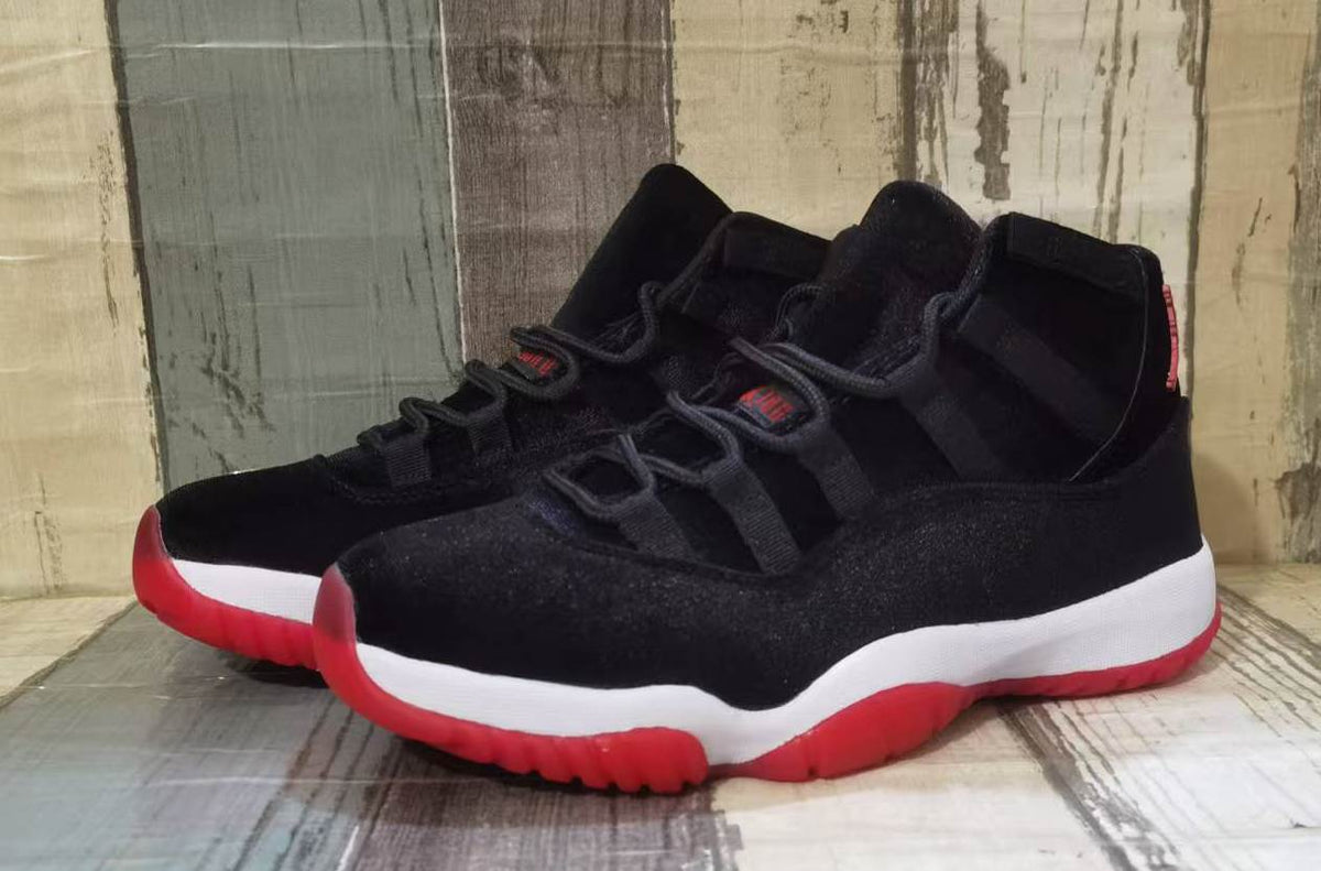 Air Jordan 11 Retro – "72-10" Black/Red Velvet