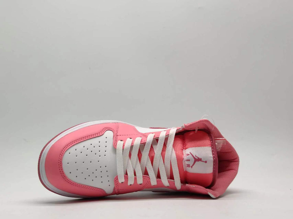 Air Jordan 1 Mid 'Pink/White'