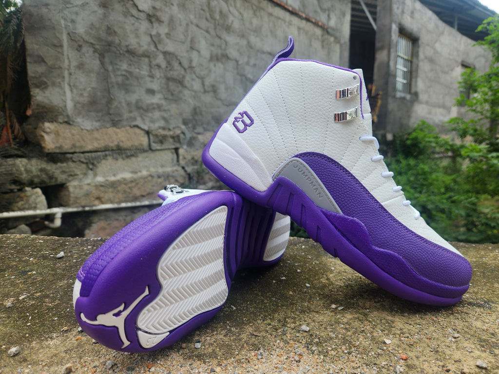 Air Jordan 12 Retro 'White Purple'