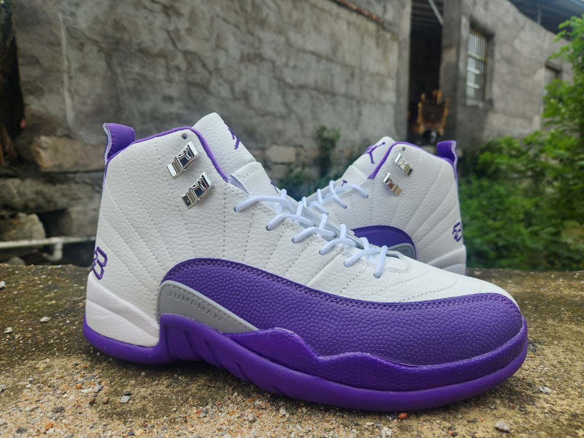 Air Jordan 12 Retro 'White Purple'
