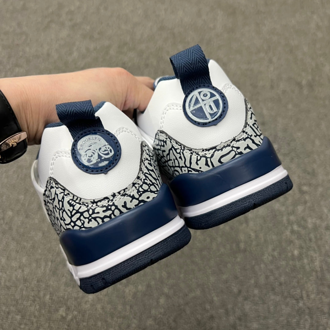Air Jordan 3.5 Spizike Low “White/Blue” Basketball Shoes