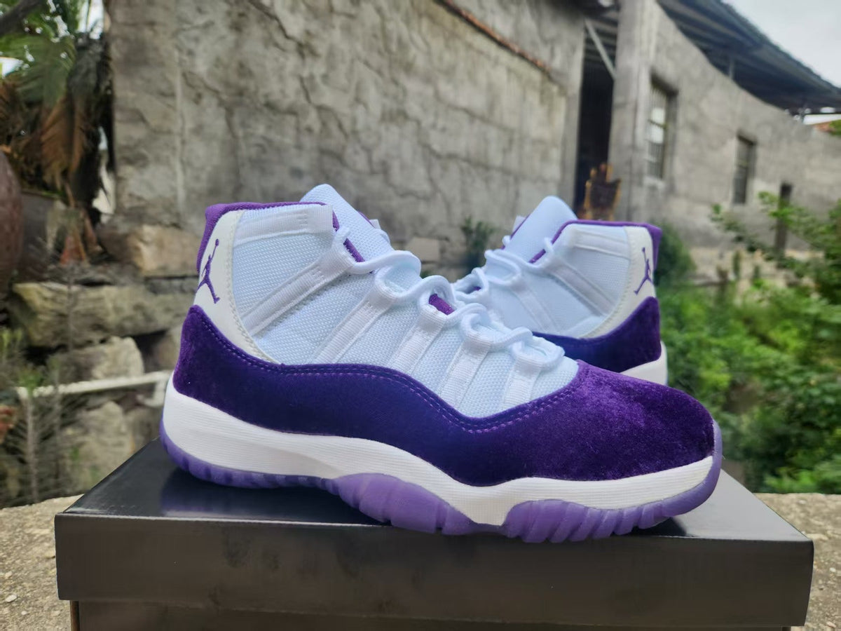 Air Jordan 11 Retro 'White Velvet Purple'