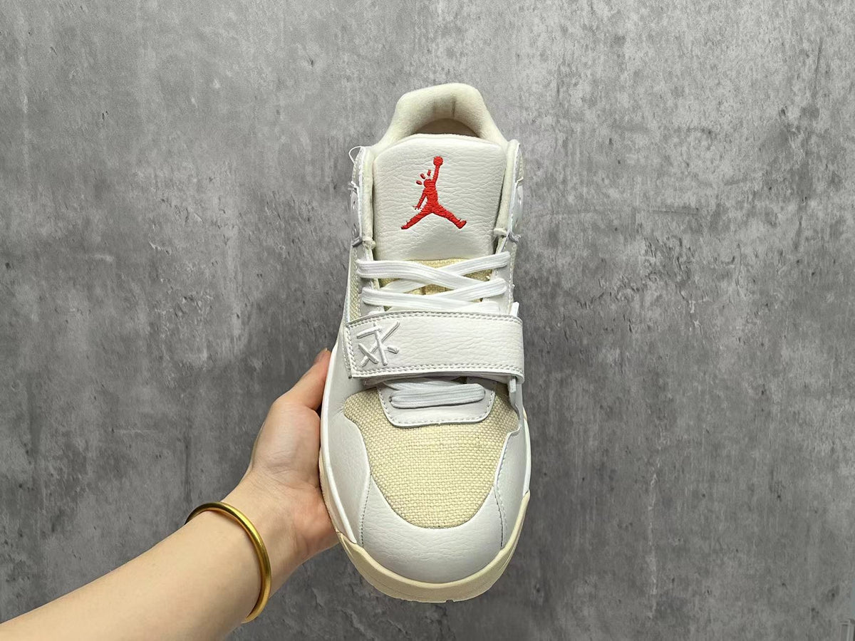 Air Jordan 1 Retro High OG × Travis Scott – Sail/Yellow