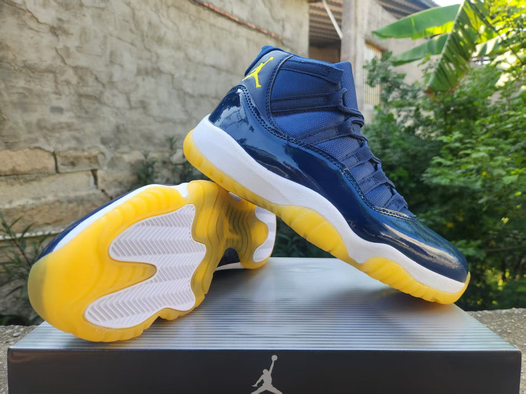 Air Jordan 11 Retro 'Deep Navy Yellow'