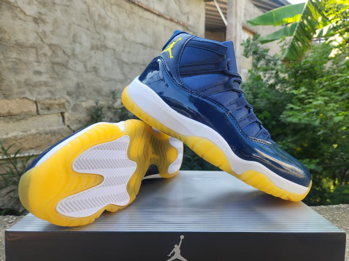 Air Jordan 11 Retro 'Deep Navy Yellow'